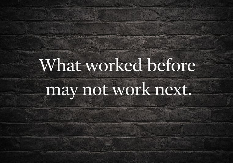Hidden risk of being good at your job